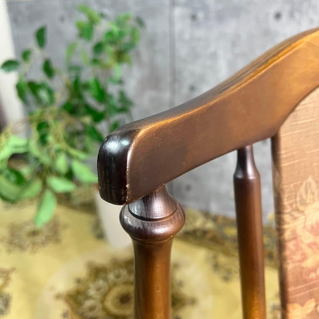 ꧁トーヨーファニチャー TOYO FUNITURE꧂花柄ダイニングチェア 椅子