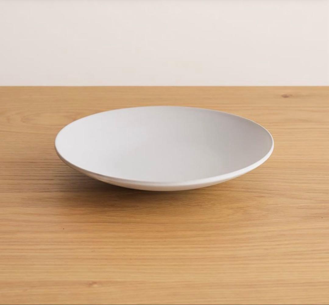 【2枚組/万能/用途多数】Syuro Deep Plate 22cm ホワイト