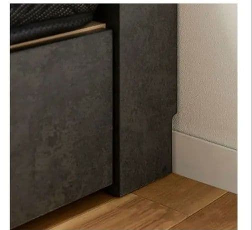 ダブルベッドフレーム(GH 引出し付き BK)