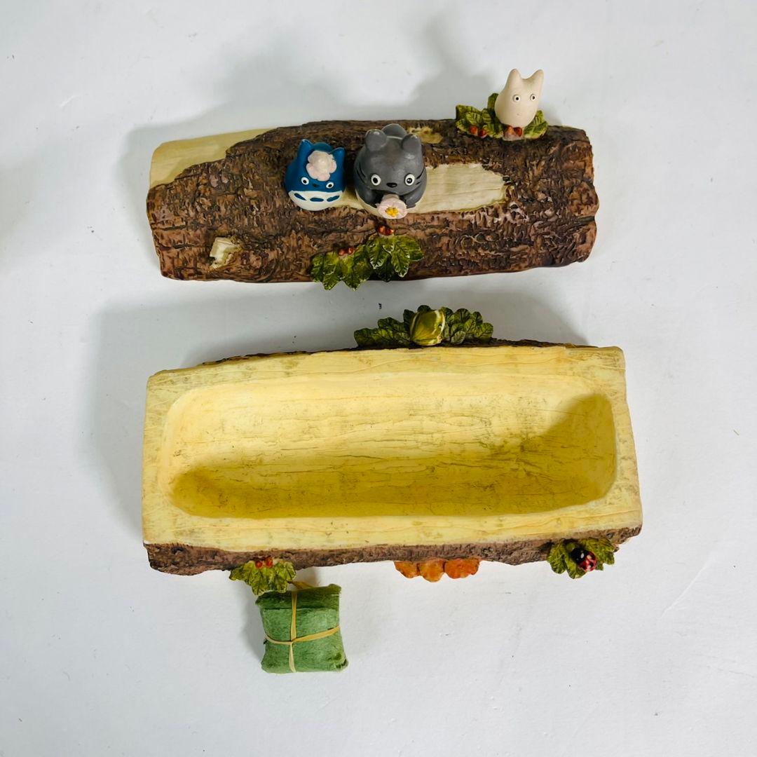 【となりのトトロ】お花のラッパ 小物入れ ネコバス 電柱