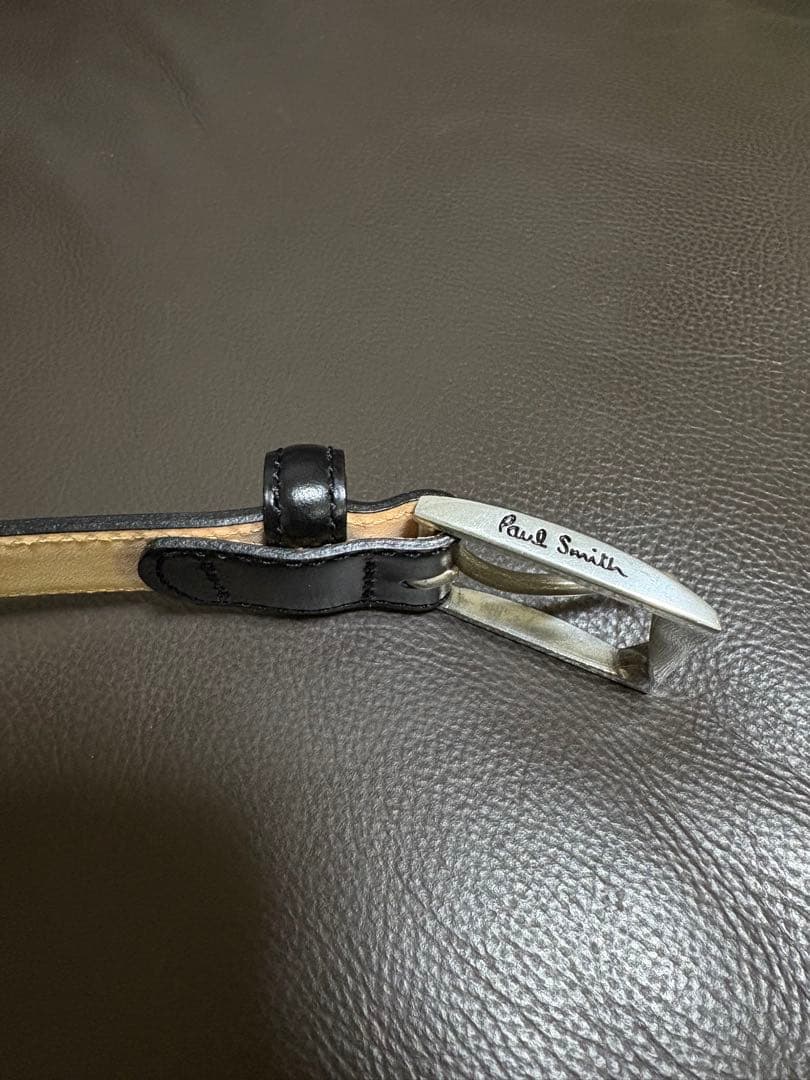 【極美品】Paul Smith ベルト レザー　ブラック L2 ポールスミス