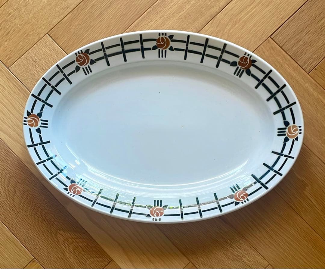 フランス　アンティーク　オーバル皿