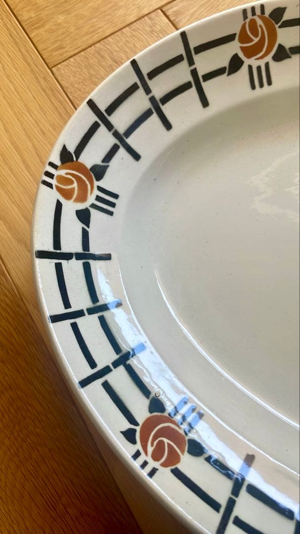 フランス　アンティーク　オーバル皿