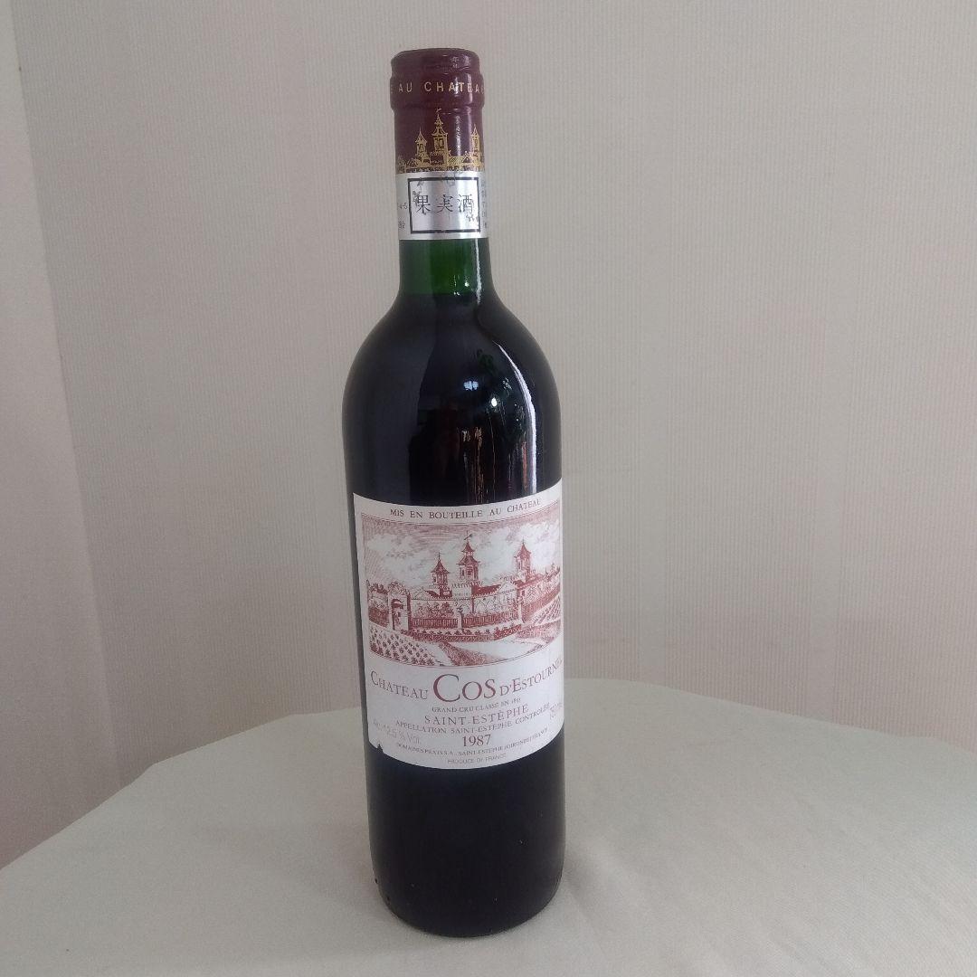 古酒　未開封品　シャトー・コス・デストゥルネル　1987　750ml　赤ワイン