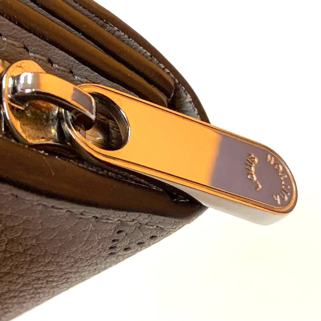 【美品】ルイヴィトン マヒナ ポルトフォイユイリスコンパクト 財布