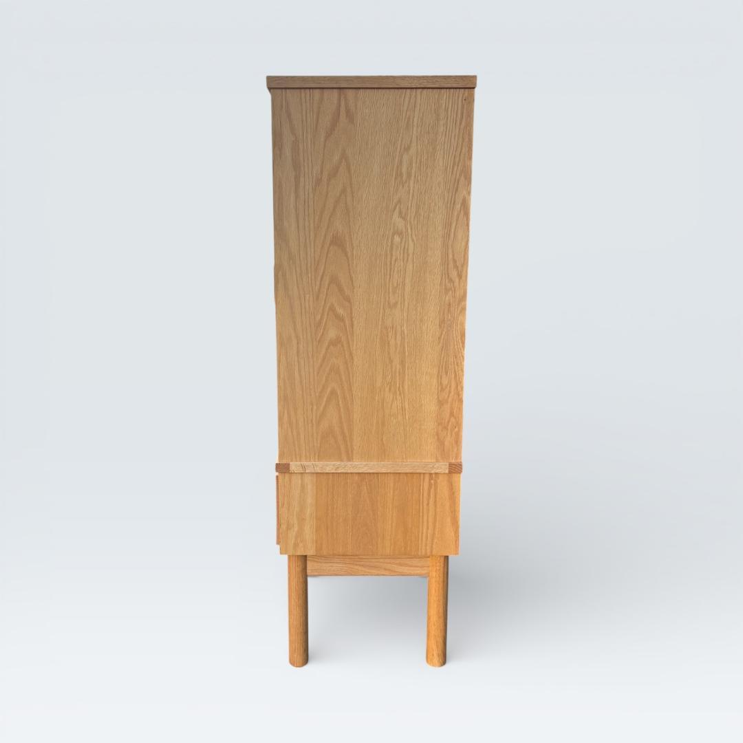 【最終価格】レグナテック 天然木 キャビネット 飾り棚 サイドボード 幅150