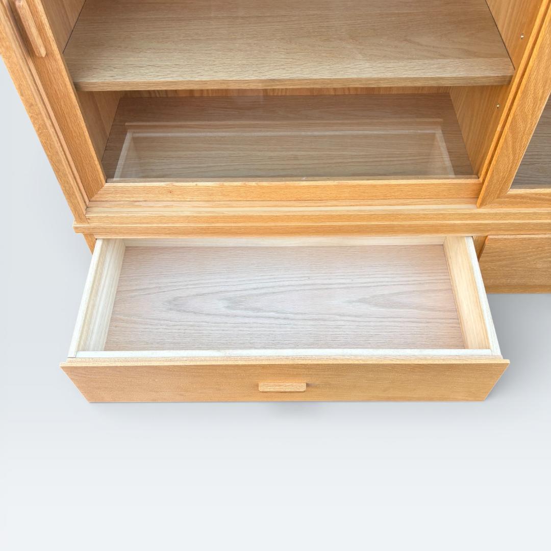 【最終価格】レグナテック 天然木 キャビネット 飾り棚 サイドボード 幅150