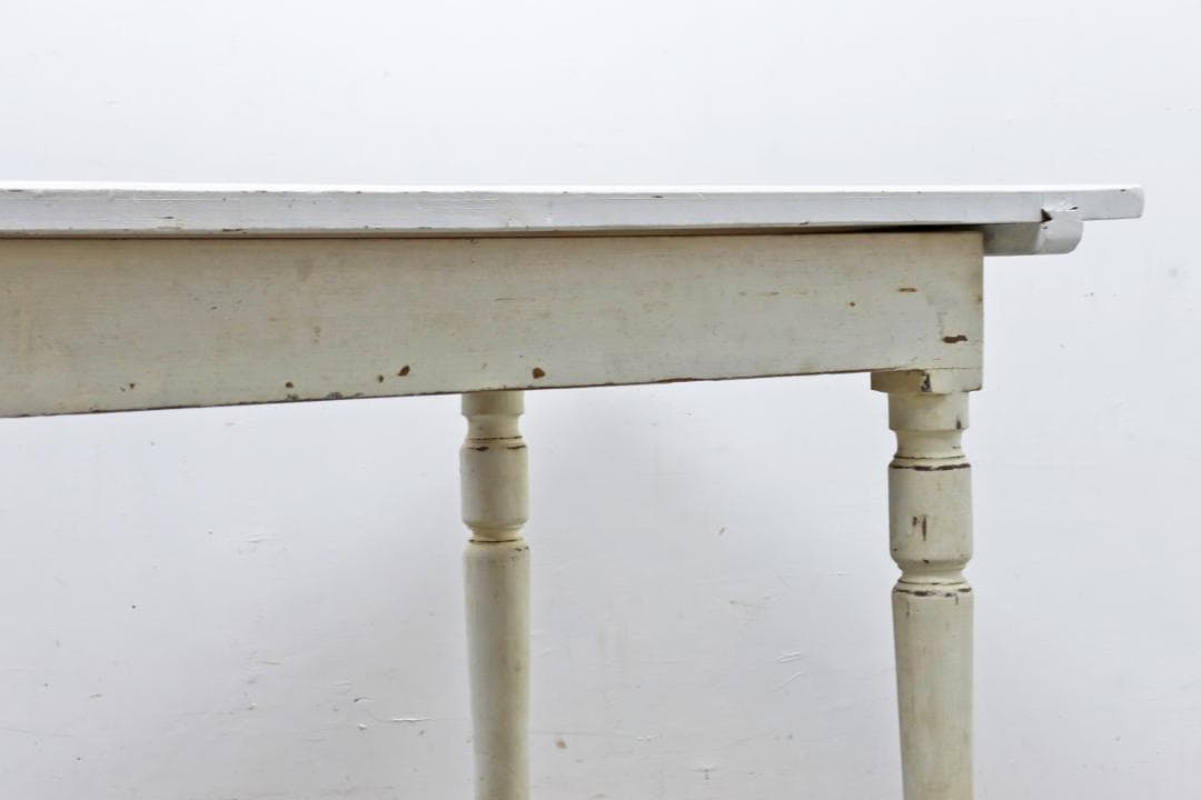 ヴィンテージ クラシカル ペイント ダイニングテーブル 作業台 コンソール