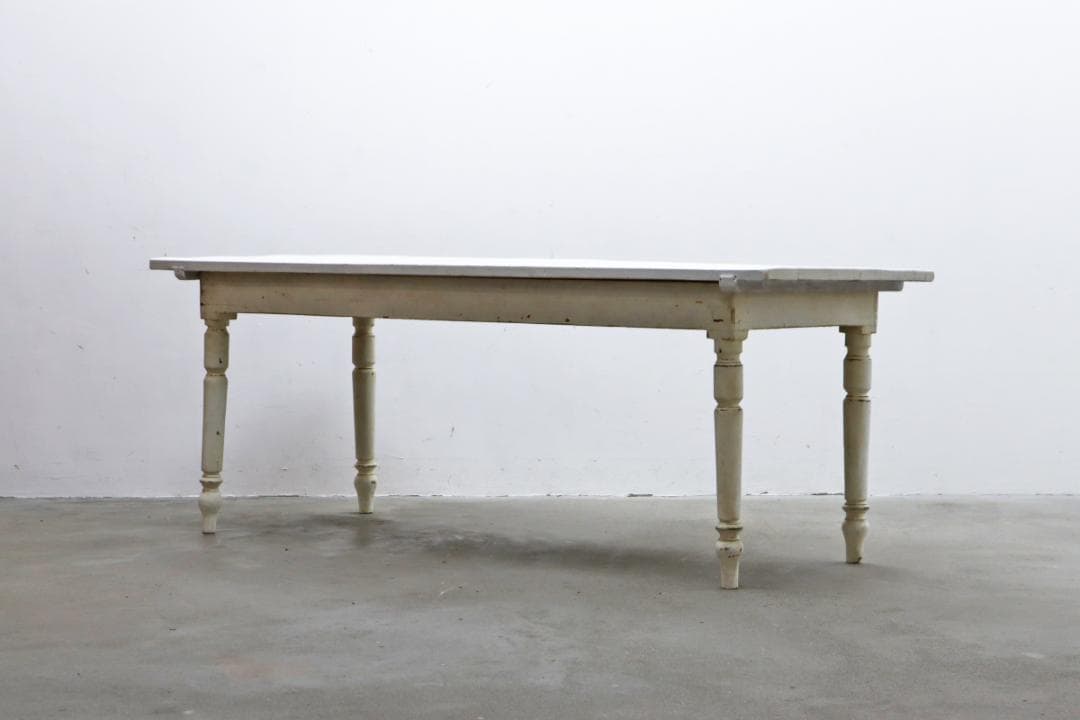 ヴィンテージ クラシカル ペイント ダイニングテーブル 作業台 コンソール