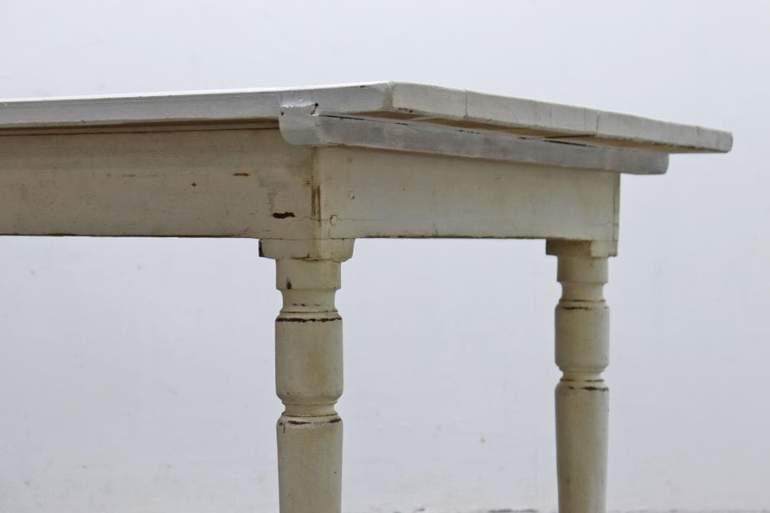 ヴィンテージ クラシカル ペイント ダイニングテーブル 作業台 コンソール