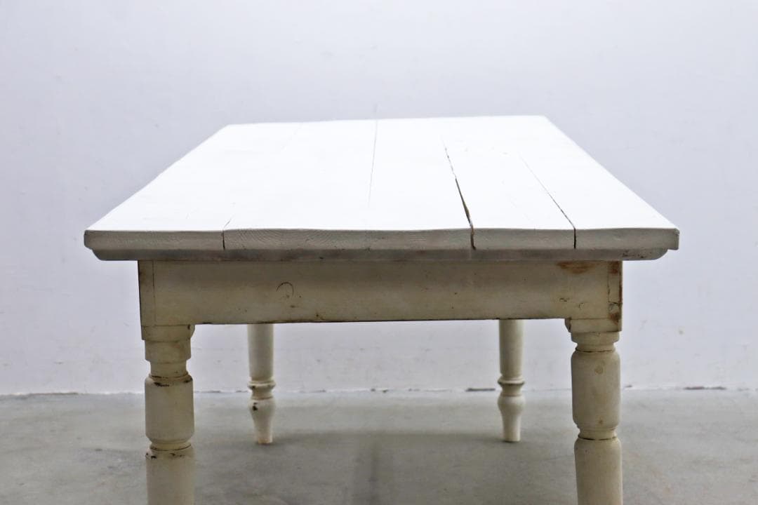 ヴィンテージ クラシカル ペイント ダイニングテーブル 作業台 コンソール