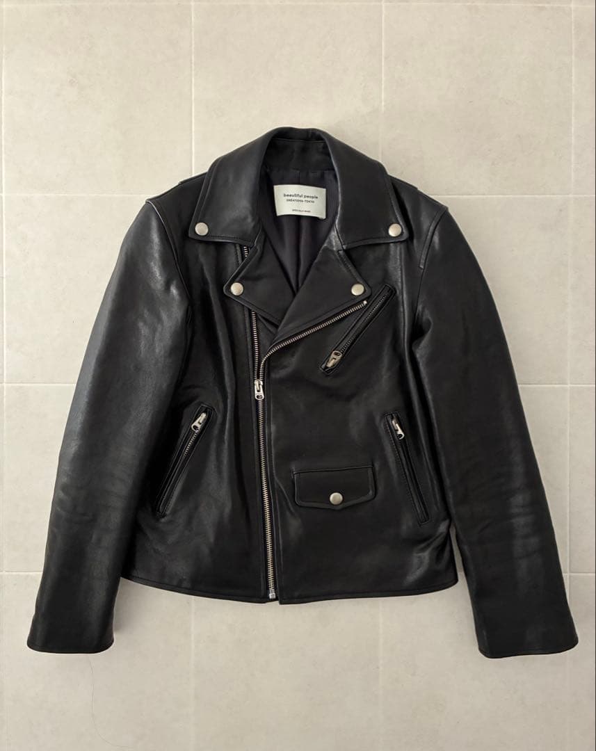 beautiful people × STUDIOUS 別注ライダースジャケット