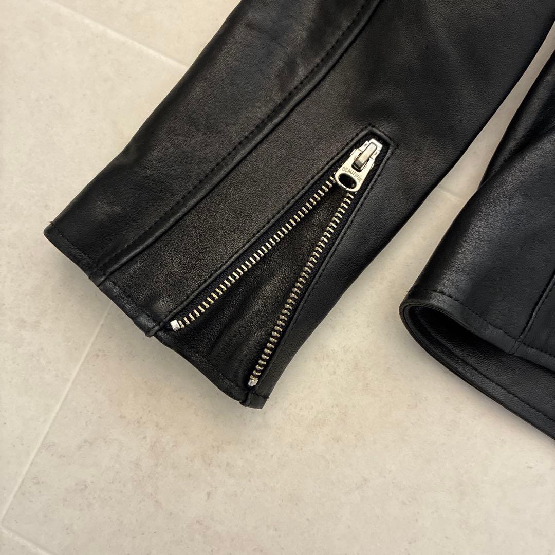 beautiful people × STUDIOUS 別注ライダースジャケット