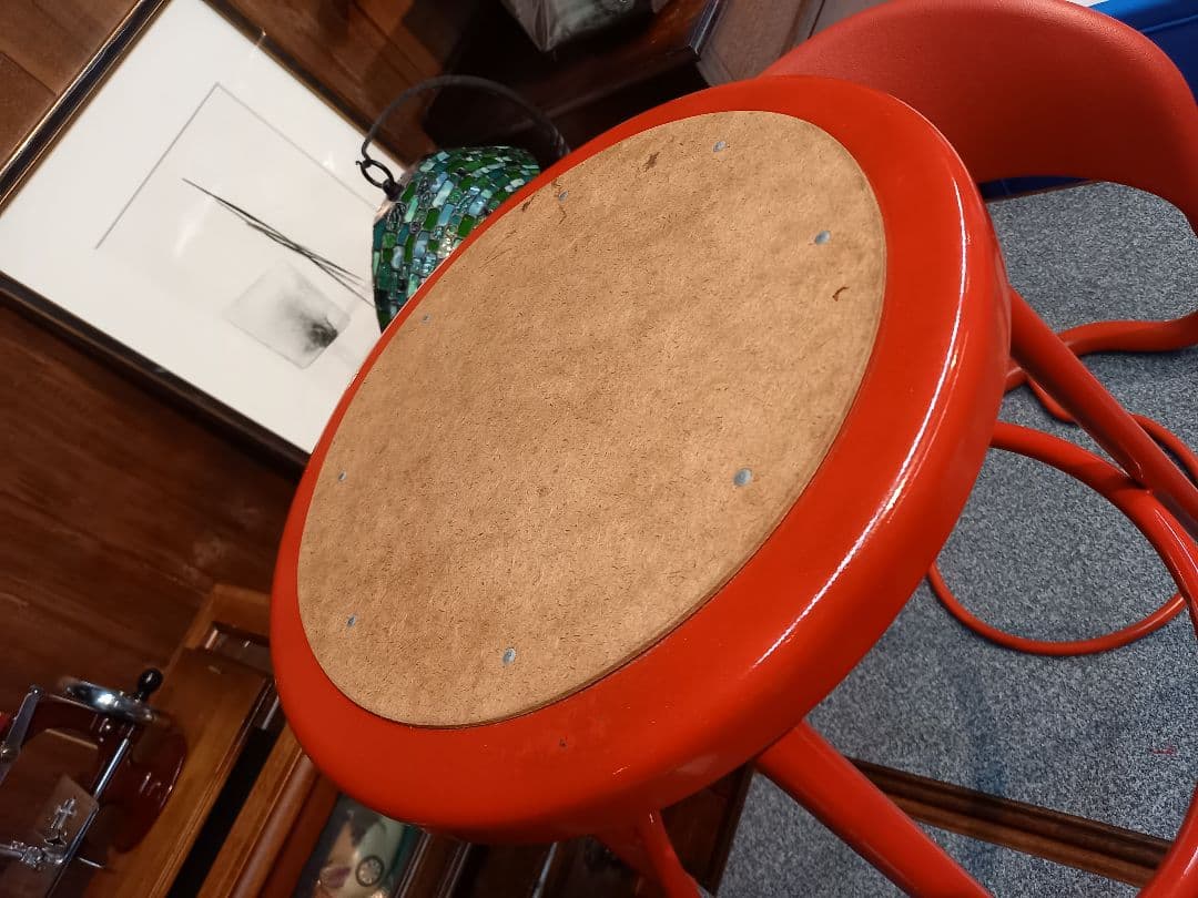 レア　1970s　アメリカ製　ヴィンテージ　スチール　インダストリアル　スツール