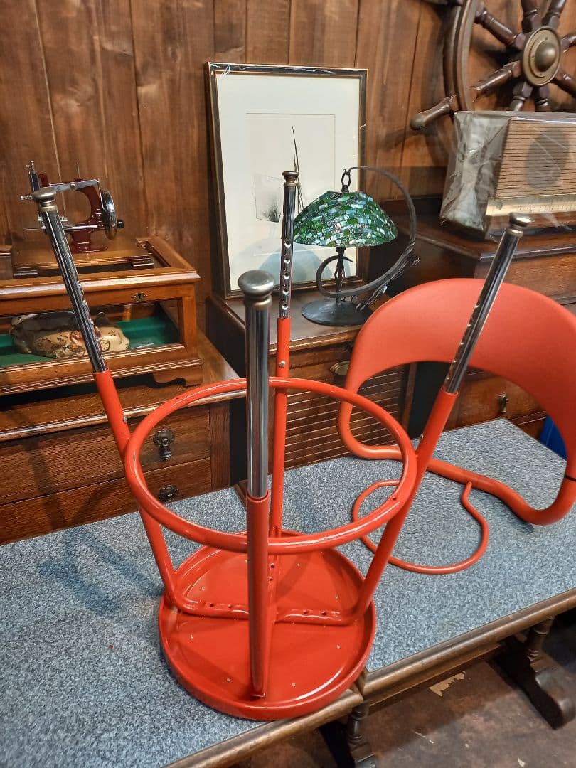 レア　1970s　アメリカ製　ヴィンテージ　スチール　インダストリアル　スツール