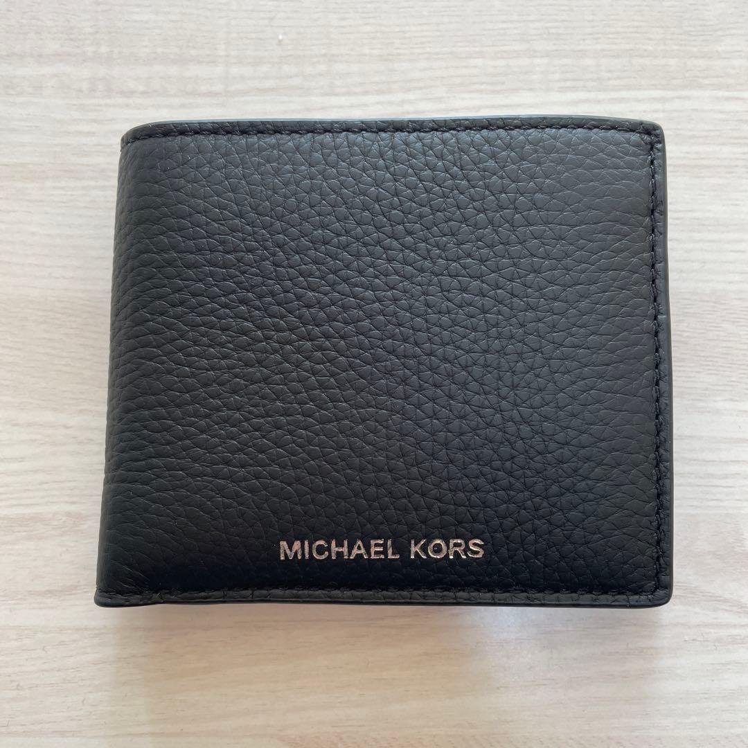 MICHAEL KORS 二つ折り財布 ブラック　定価以下