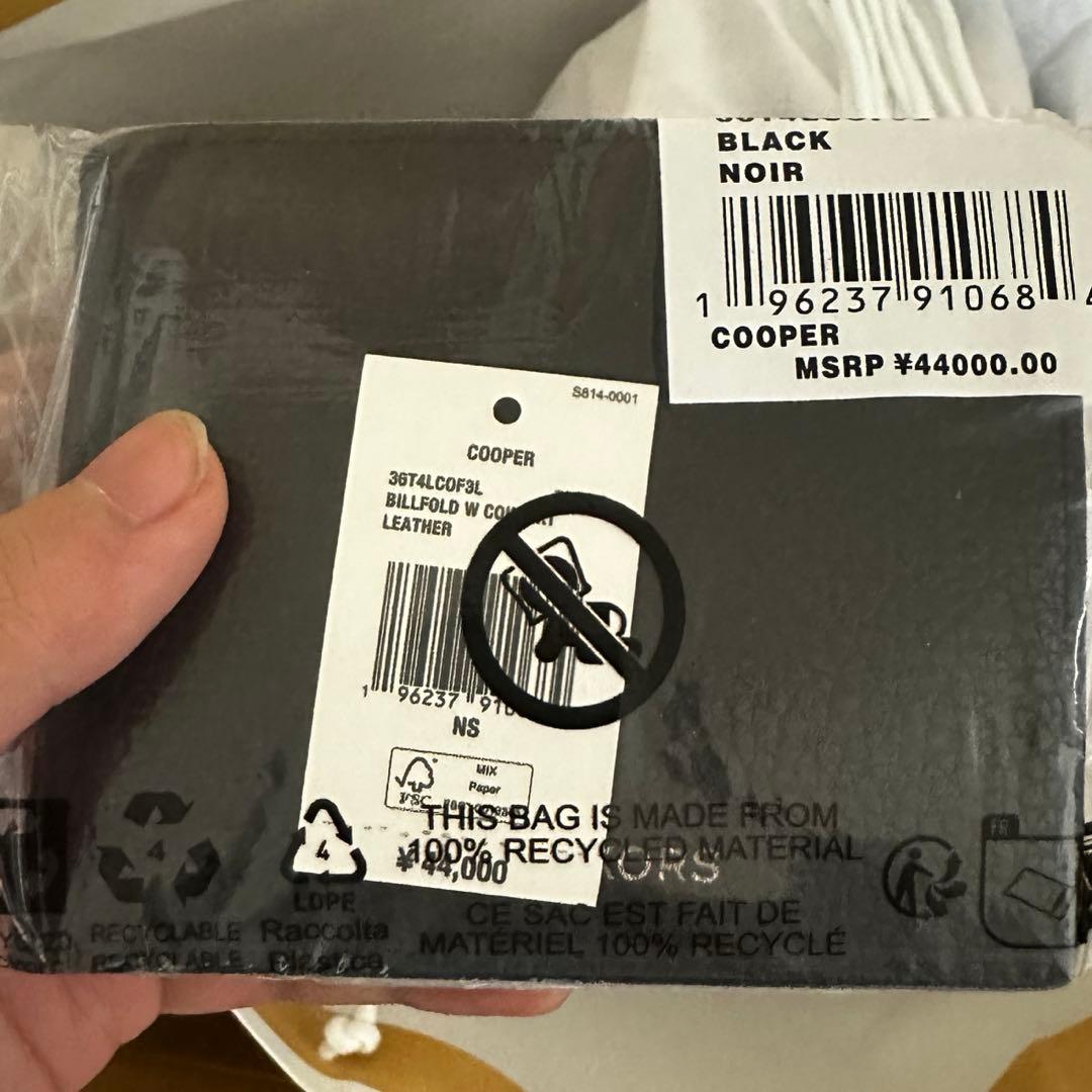 MICHAEL KORS 二つ折り財布 ブラック　定価以下