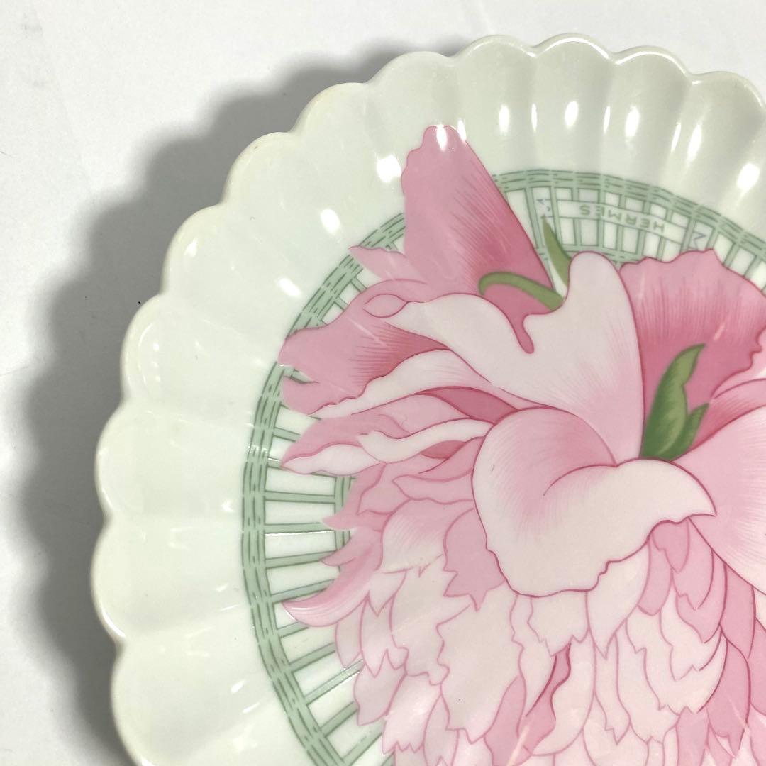 HERMES エルメス ピヴォワンヌ 芍薬 プレート　皿 15cm
