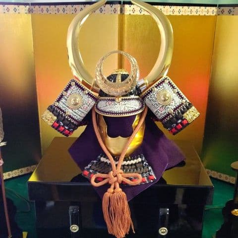 兜一式 端午の節句 かがり火付き