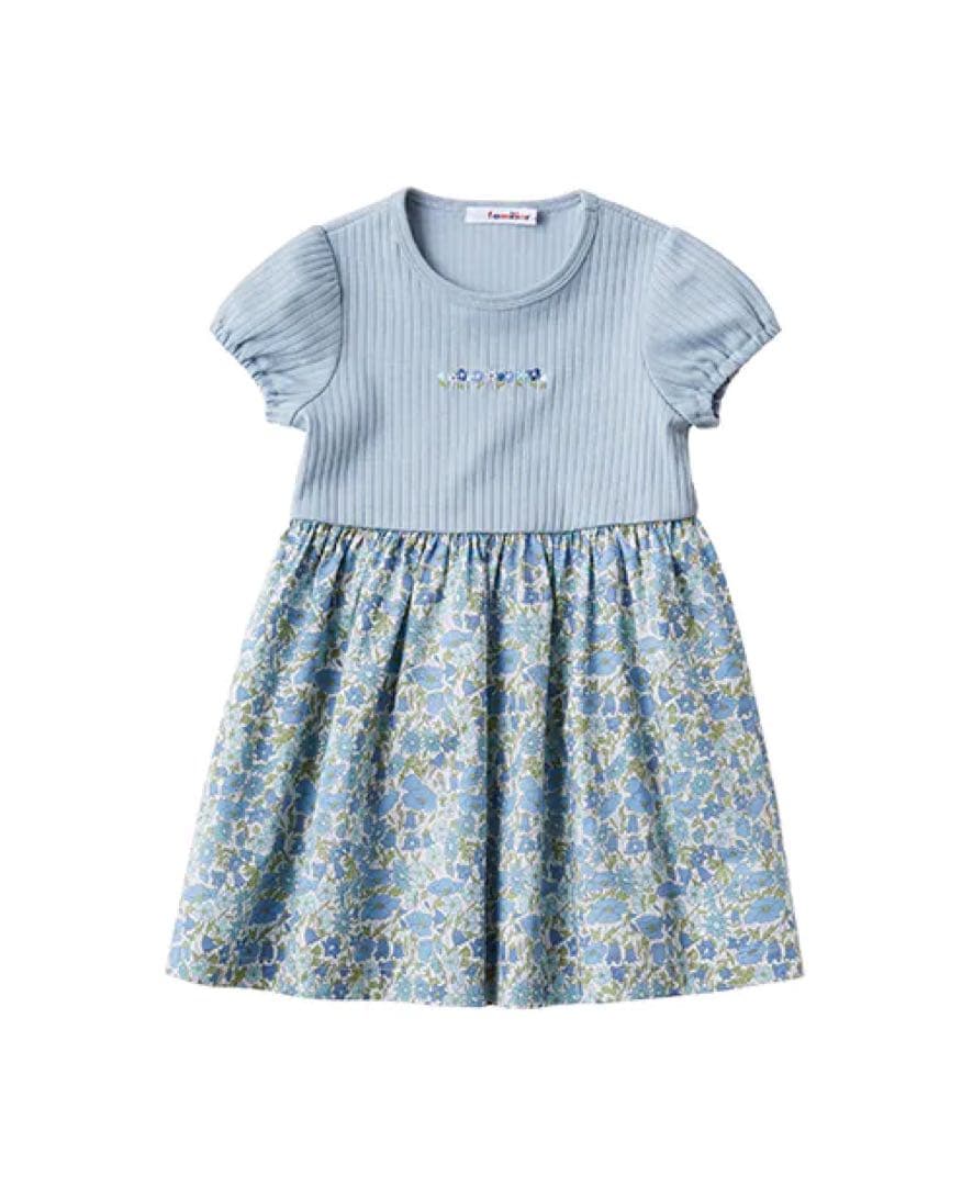 値下げ　タグ付き未使用品　ファミリア　リバティ プリント　ワンピース　120