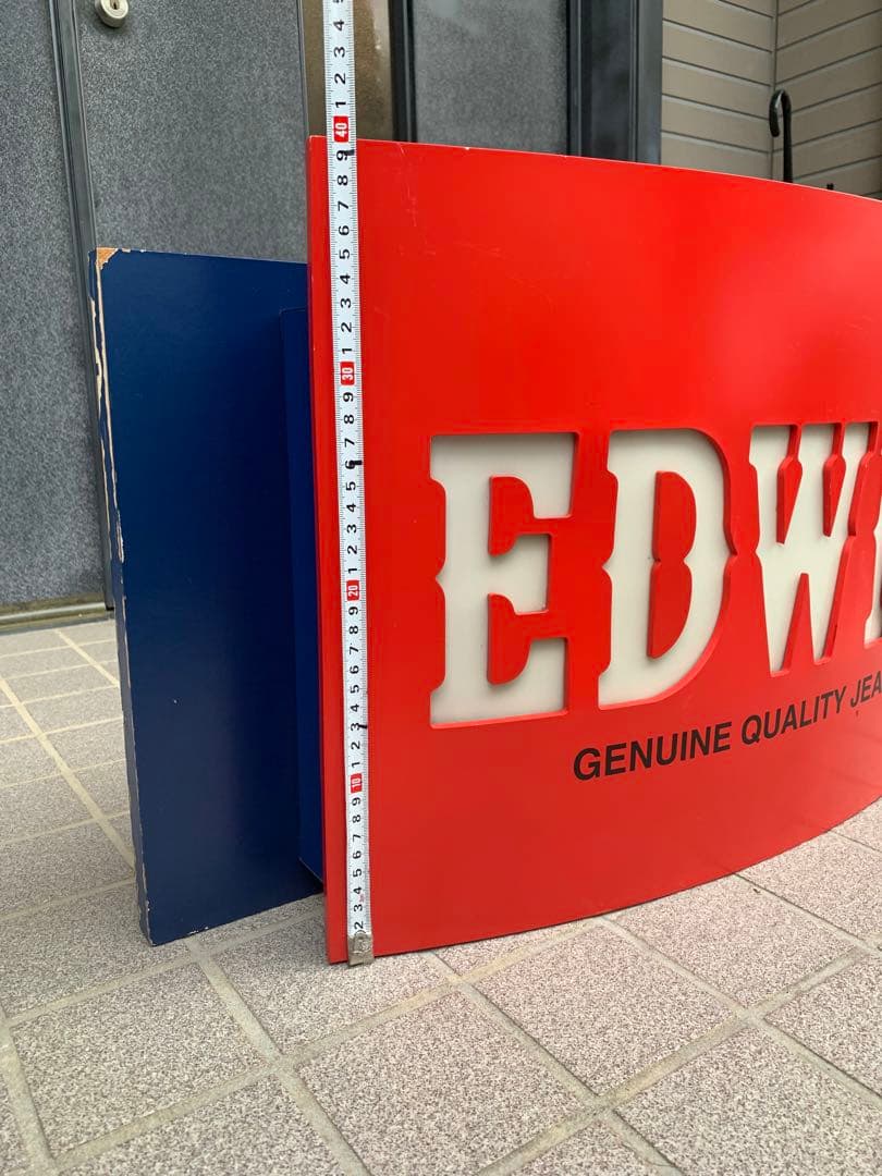 エドウィン　EDWIN 電飾看板　点灯確認ok品　大型照明