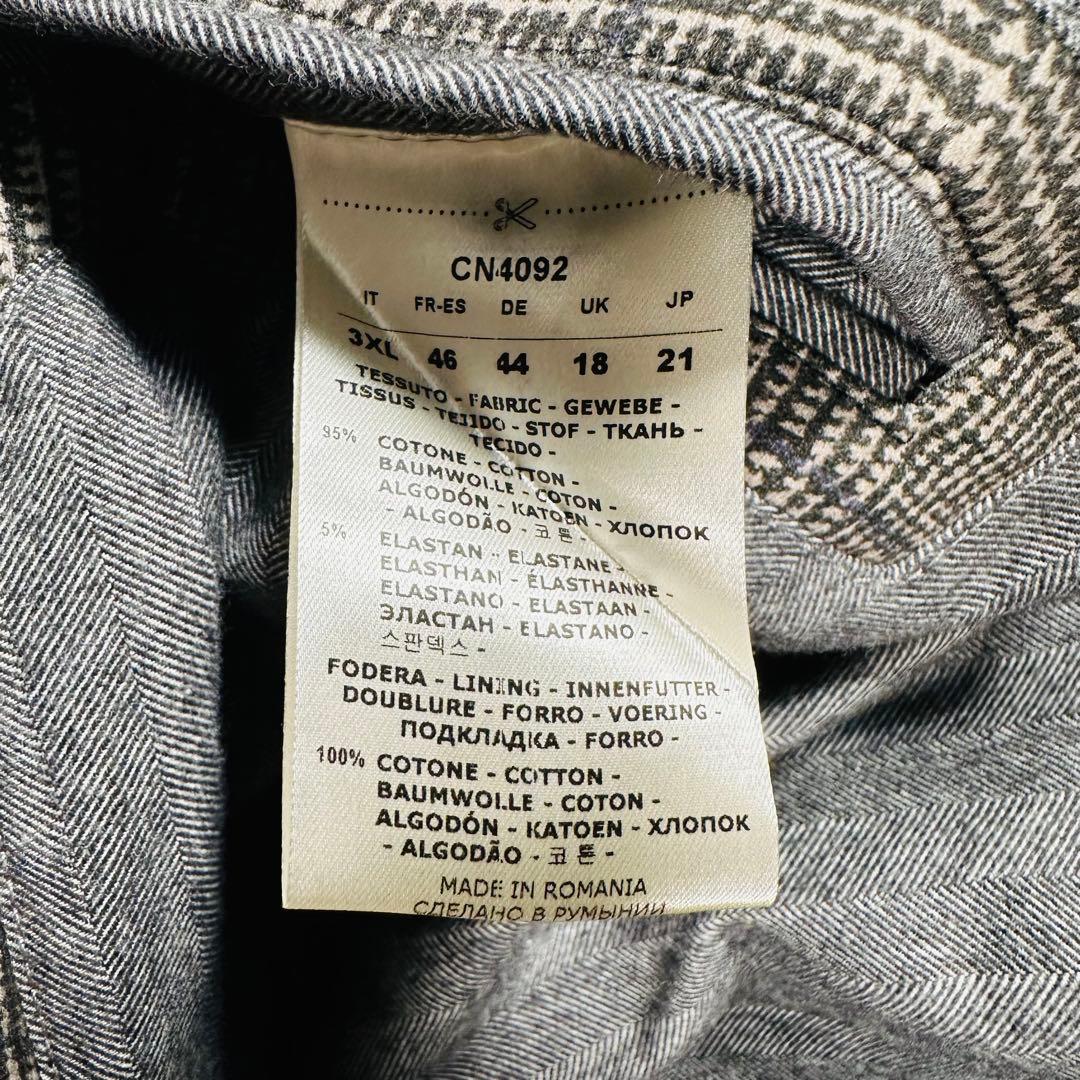 美品 CIRCOLO 1901 チェック柄 フルジップ ブルゾン ジャケット