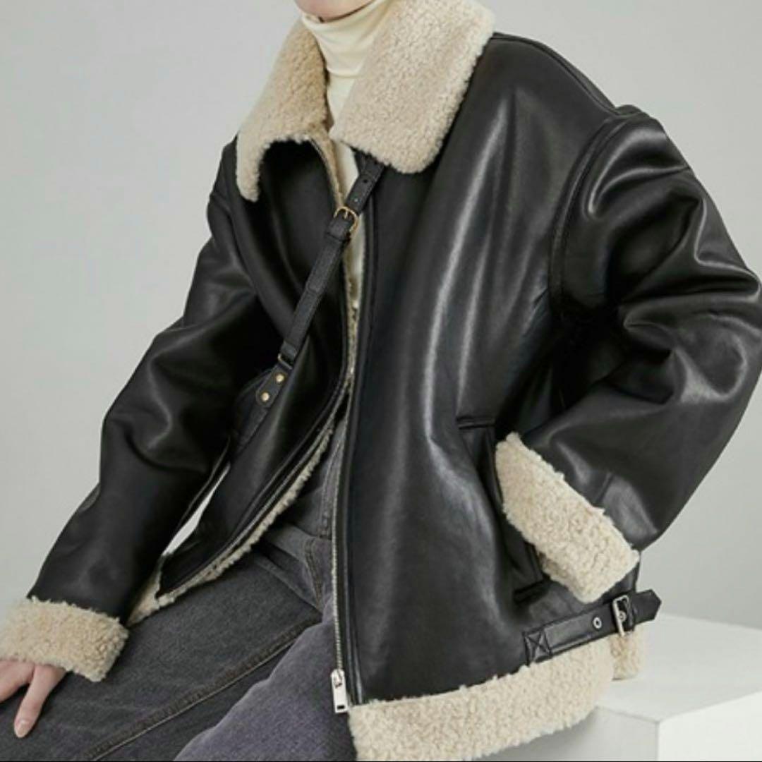 【Fano Studios】ボアライダースジャケット