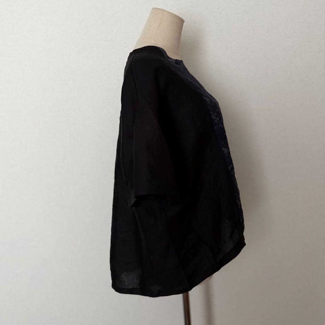 ミナペルホネン　smile flower タックプルオーバー