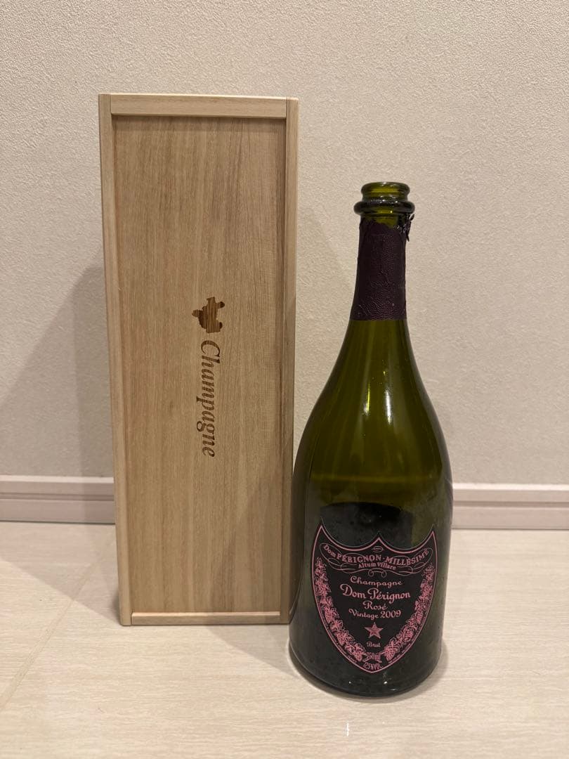 ドンペリニヨン ロゼ 2009 空き瓶【木箱付き※説明必読】