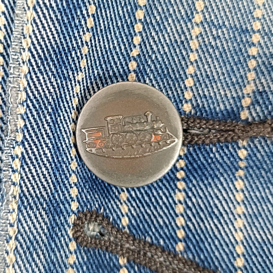 RRL USA製 ウォバッシュワークトレンチコート デニム ストライプ O07