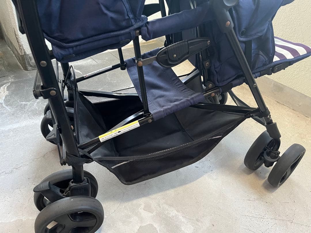 【2人乗りベビーカー】キンダーワゴンDUOシティHOP 日本育児