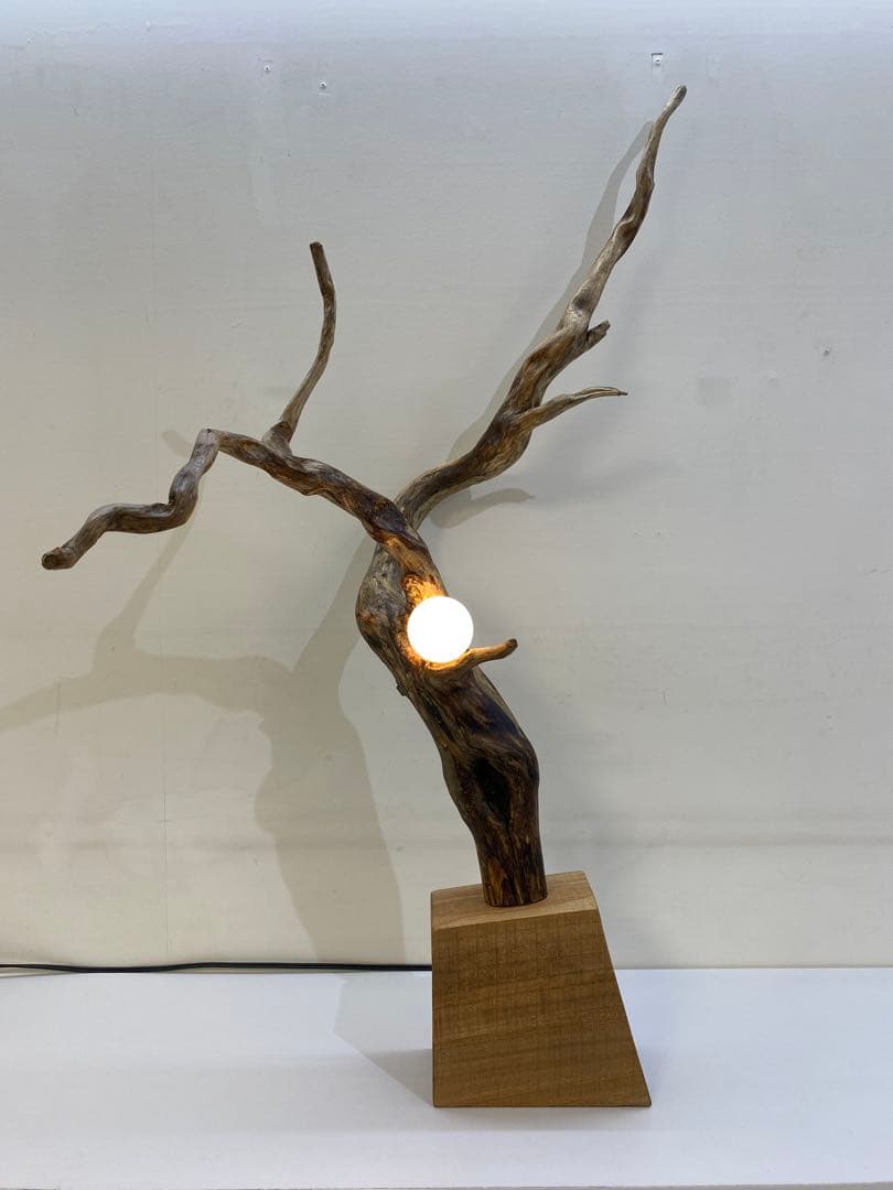 流木ライト　D+L NO.050