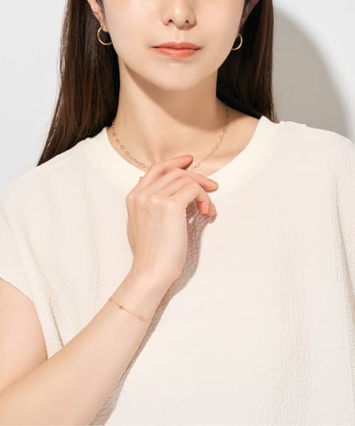 極美品 K10YG イエロー系カラーストーン ブレスレット（L&Co.）