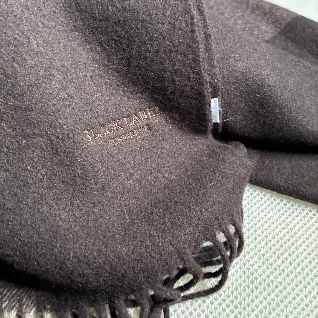 新品　ブラックレーベルクレストブリッジ　マフラー　カシミヤ混
