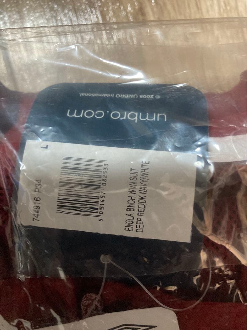 アンブロ　イングランド代表　上下　US Ｌサイズ 未開封品