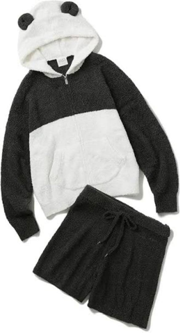 新品 ジェラートピケ パンダ ルームウェア