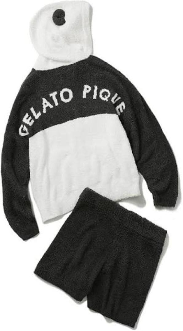 新品 ジェラートピケ パンダ ルームウェア