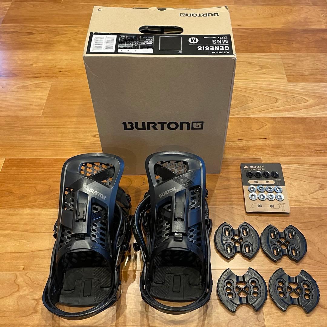 【値下げ】 '17 BURTON GENESIS (M) ブラック ダブルテイク