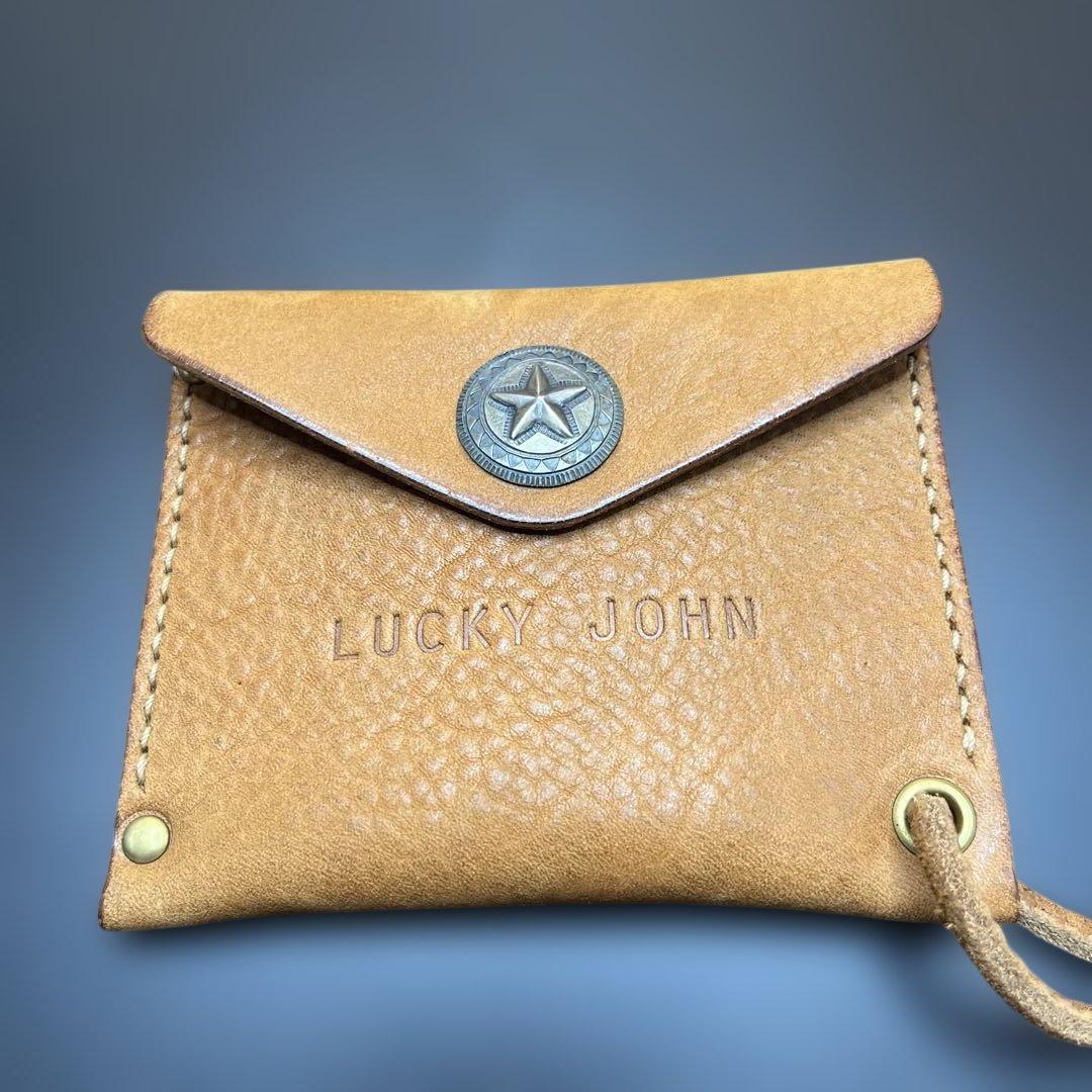 LUCKY JOHN ブラウンレザーケース