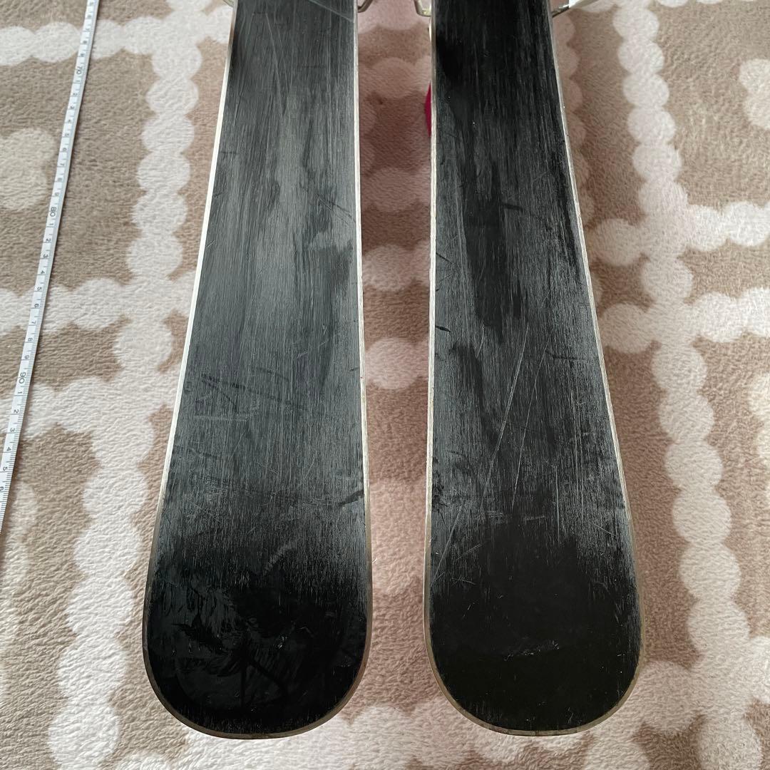 9999→KAZAMA SPAX 106cm スキー板 ピンク色レインボー