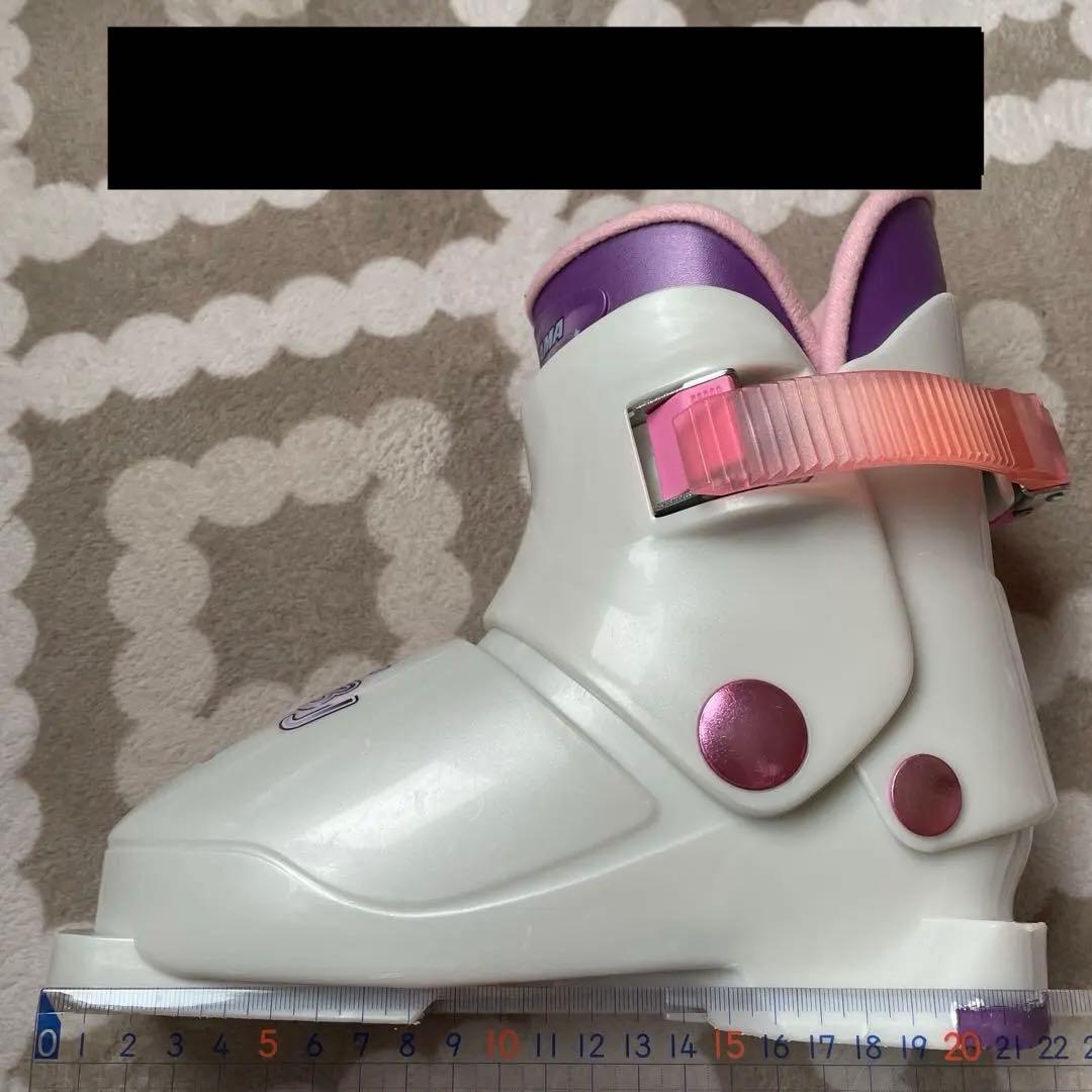 9999→KAZAMA SPAX 106cm スキー板 ピンク色レインボー