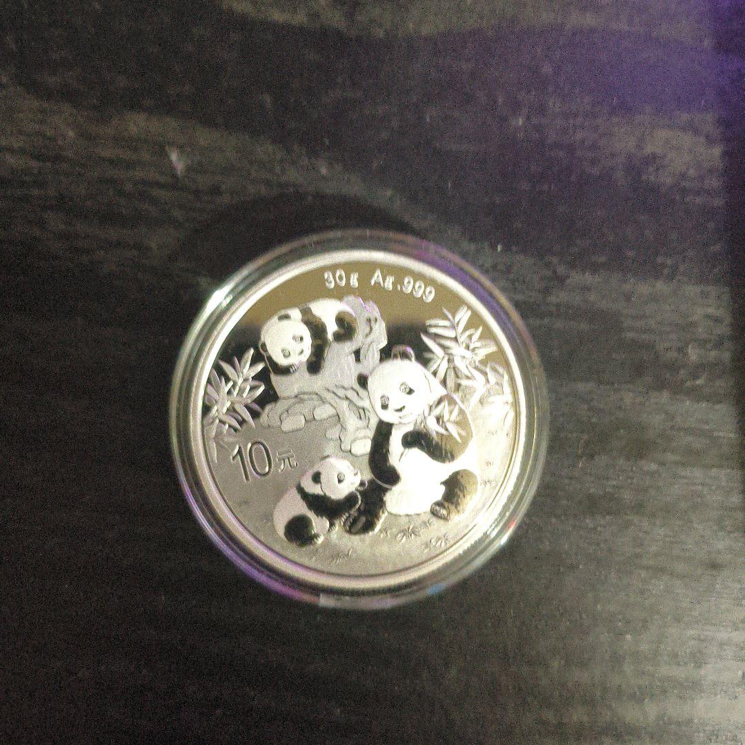 「中国 パンダ銀貨 2025年 30g 未使用 カプセル入り 純銀 Ag999」