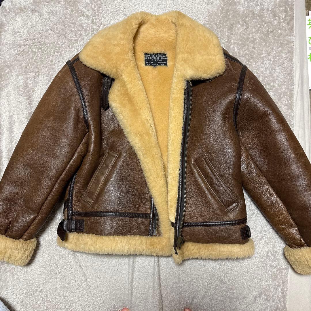 ミリタリークロージング B-3 ムートンフライトジャケット M