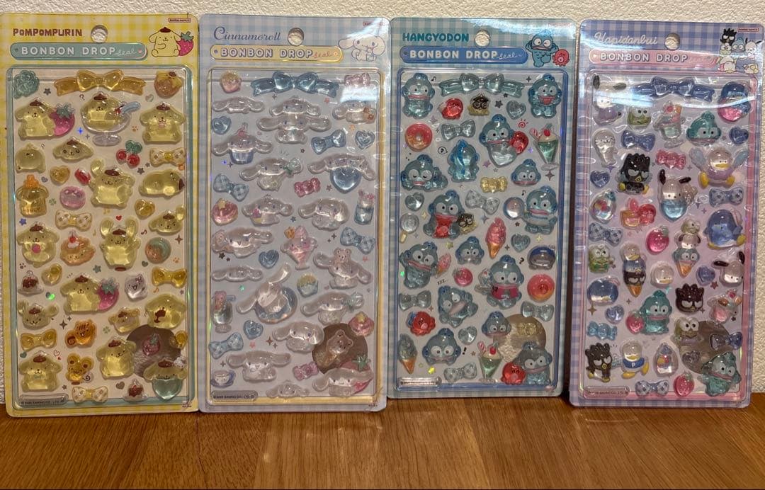 正規品　サンリオ第二段　ボンボンドロップシール　8種類セット