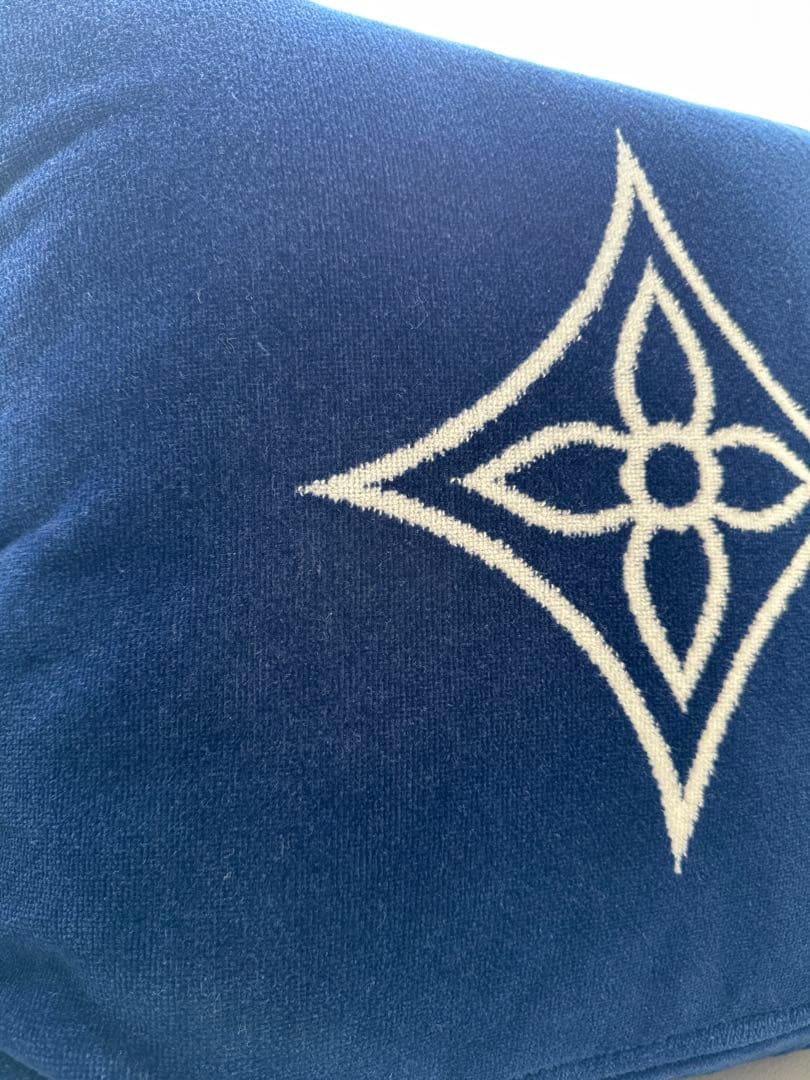 LOUIS VUITTONストライプロゴ クッション 保存袋付き