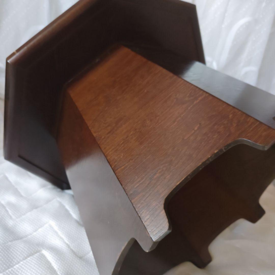 昭和レトロ　民芸家具　八角膳　ミズメザクラ　飾り台　花台　座卓机　当時物