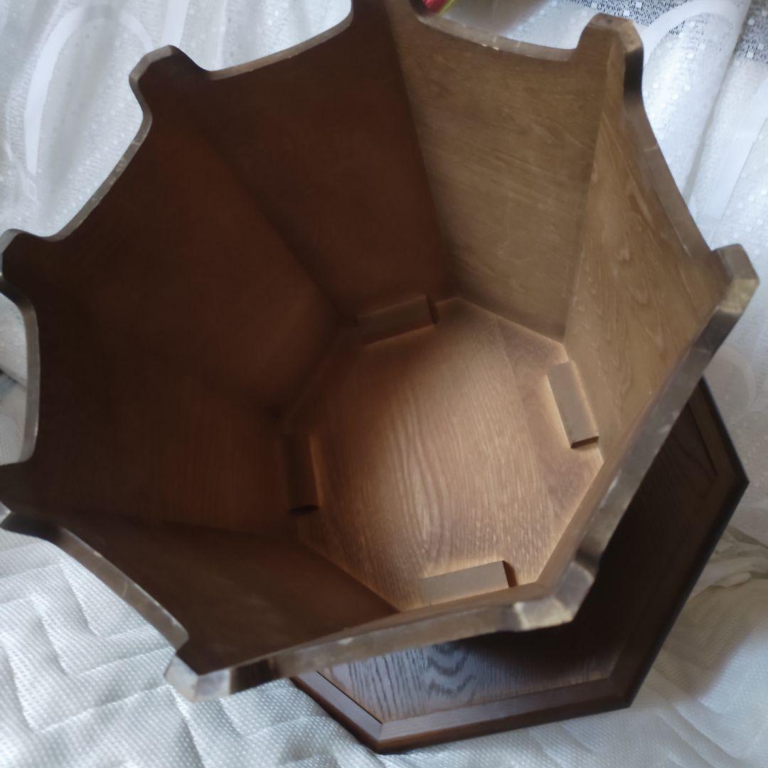 昭和レトロ　民芸家具　八角膳　ミズメザクラ　飾り台　花台　座卓机　当時物