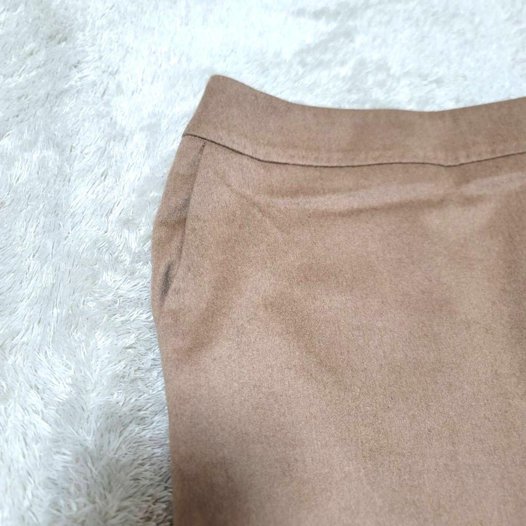 美品 マックスマーラ セットアップ 最高級 キャメル 白タグ 38 36