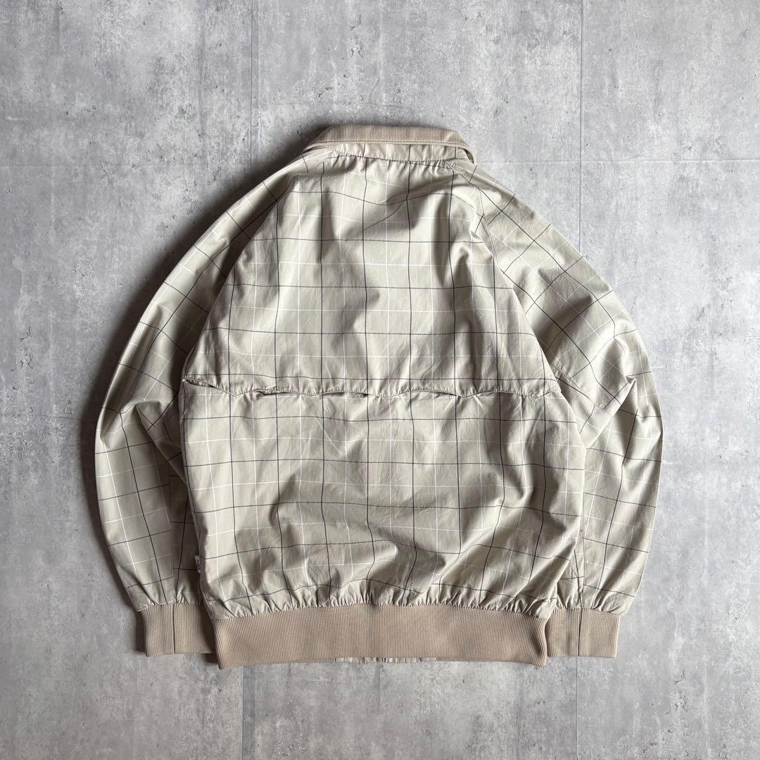 【BARACUTA】ハリントンジャケット　スイングトップ　チェック　短丈　UK