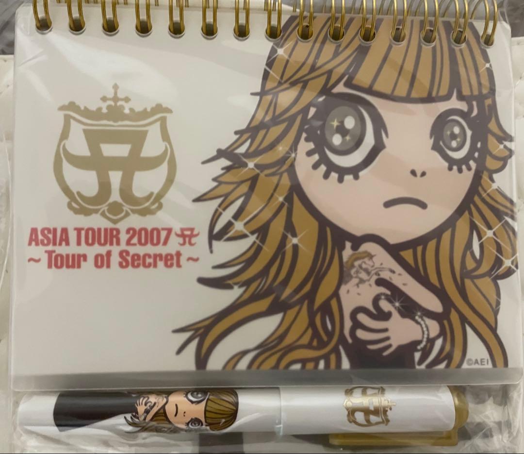 浜崎あゆみ　ASIA TOUR 2007 A バッグ、ストラップ、ミラー、ライト